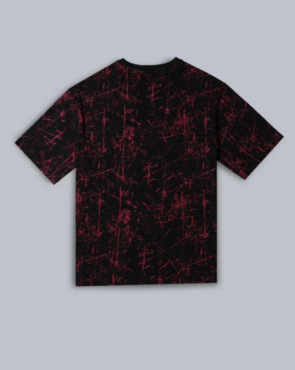 Printed Oversize Pure Cotton Deadpool T-shirt - Image 6