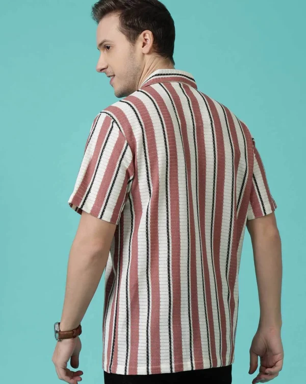 Cocoon Cuffed Sleeves Hooded Cotton Casual Shirt - Image 6