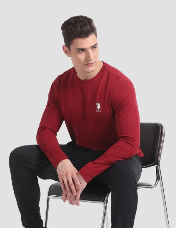 Men Lounge Pure Cotton T-shirt - Image 4